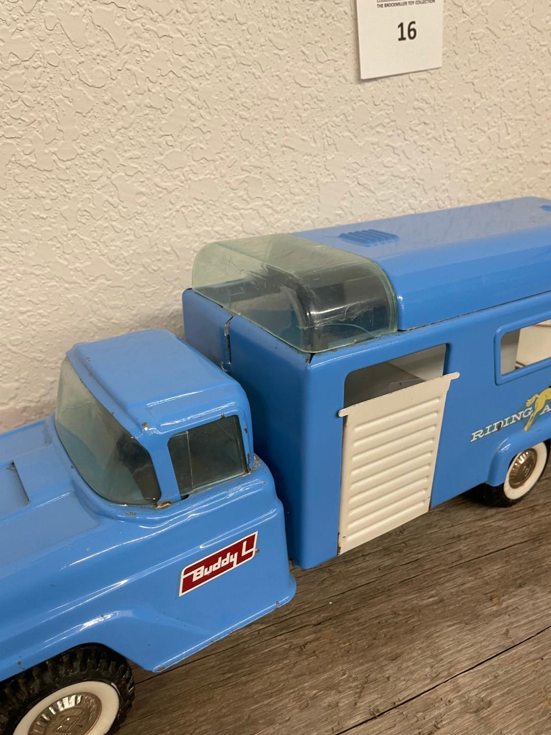 1960s Buddy L RIDING ACADEMY Truck with Horse