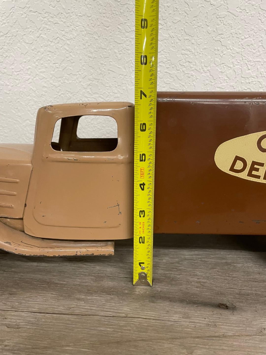 Steelcraft City Delivery Box Truck original pressed steel