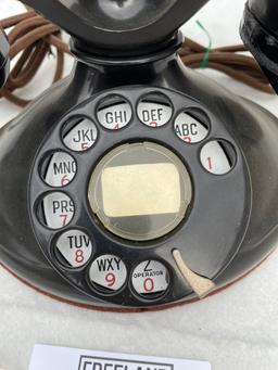 1940s Stromberg Carlson oval base dial desk telephone VERY CLEAN
