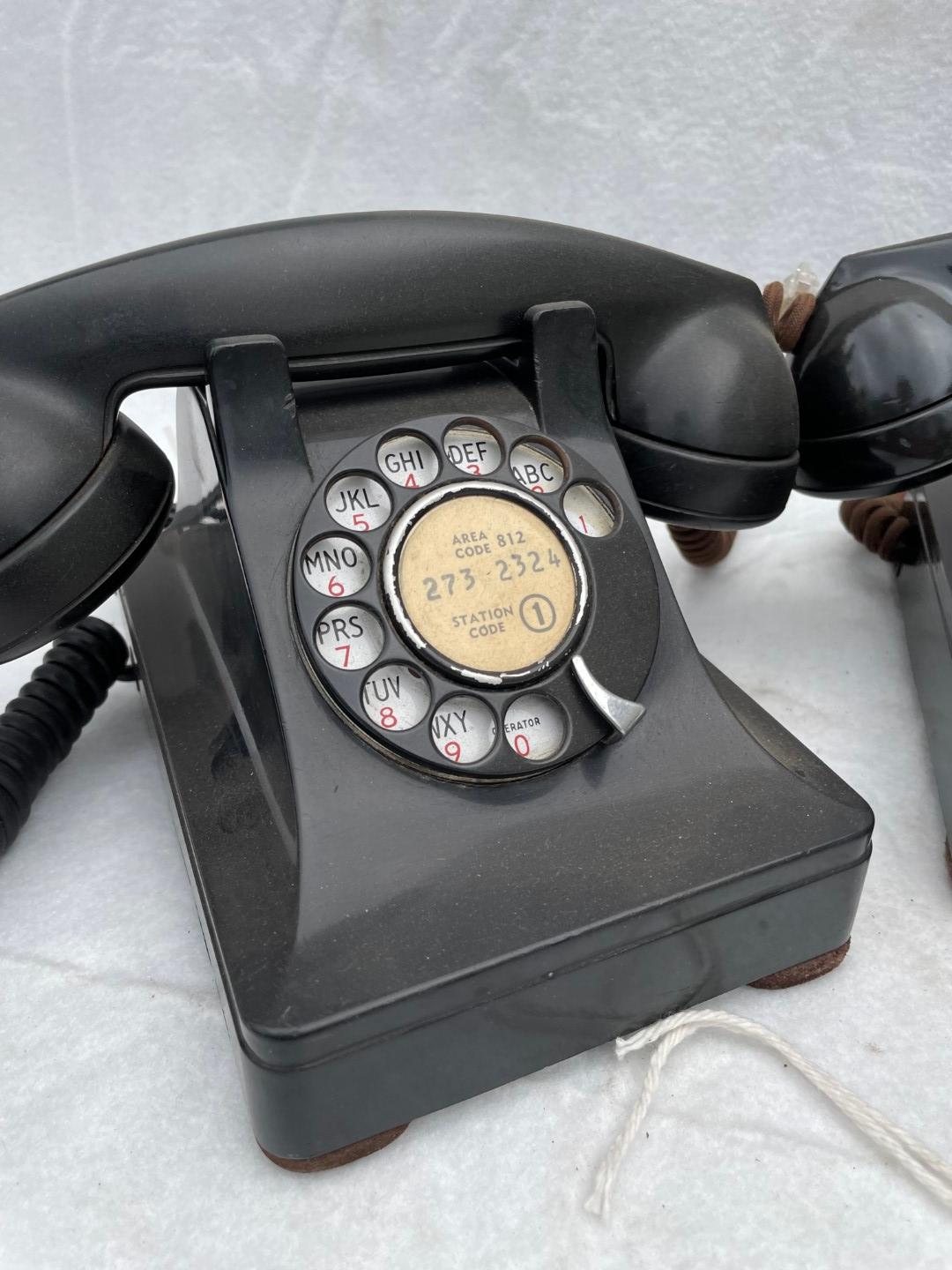 THREE working Western Electric model 302s in good condition