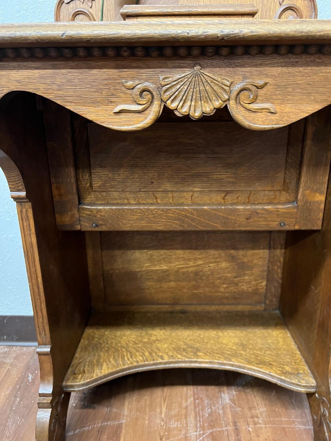 1898 Stromberg Carlson OAK MUSEUM QUALITY Telephone Vanity