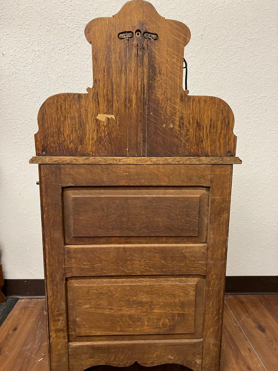 1898 Stromberg Carlson OAK MUSEUM QUALITY Telephone Vanity