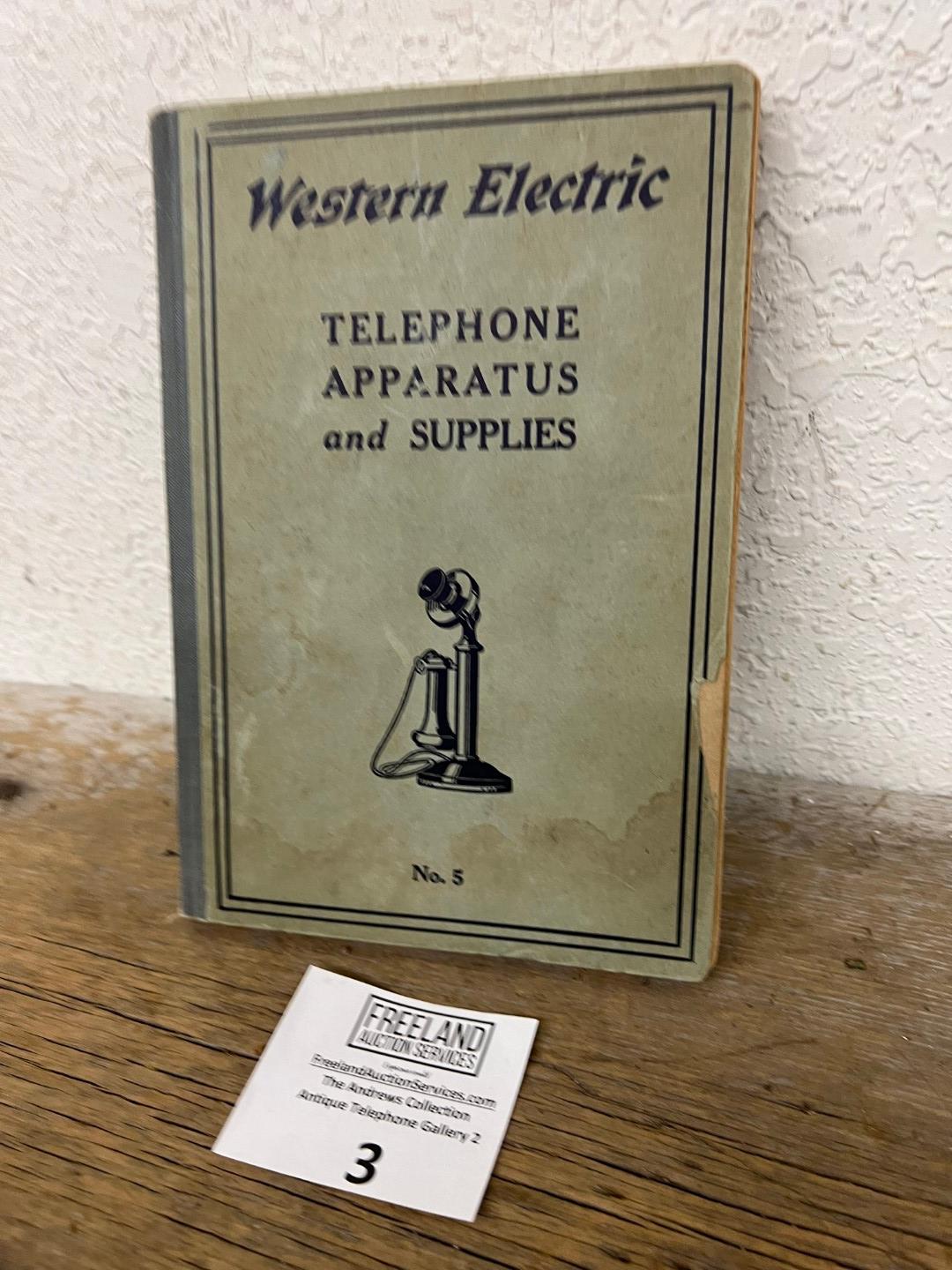 Western Electric Telephone Apparatus & Supplies No. 5 Catalog 336 Pages