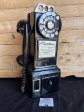 1948 Western Electric 191G 3 slot coin payphone telephone