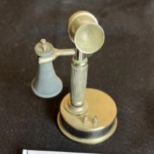 Wilhelm fluted shaft candlestick telephone miniature