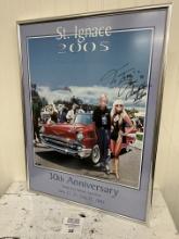 St. Ignace 2005 30th Annniversary Straits Area Antique Auto Show framed artwork