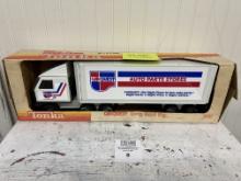 1985 TONKA CarQuest Long Haul Rig pressed steel in original factory box