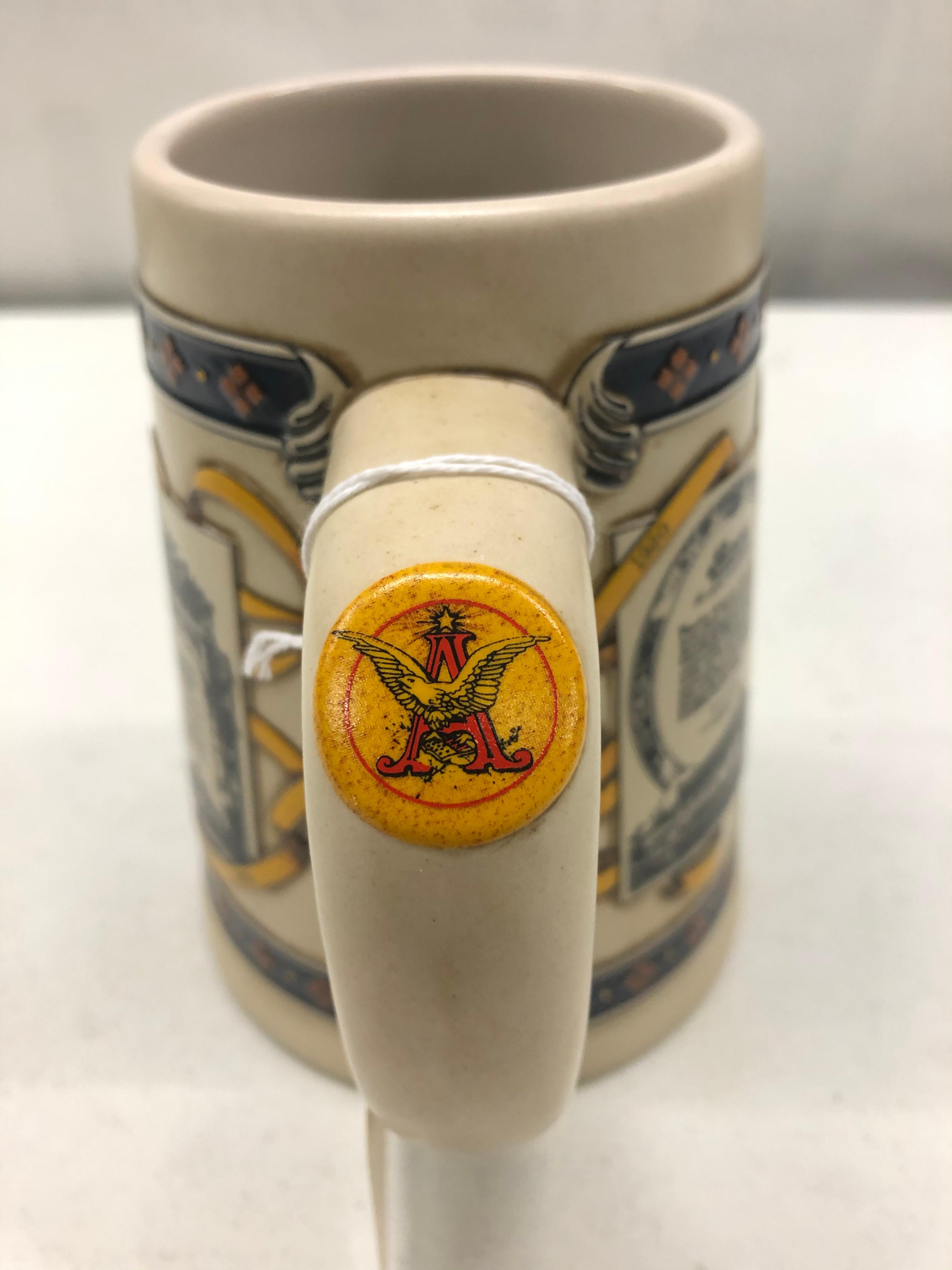 Anheuser-Busch advertising through the decades "1918-1932" stein