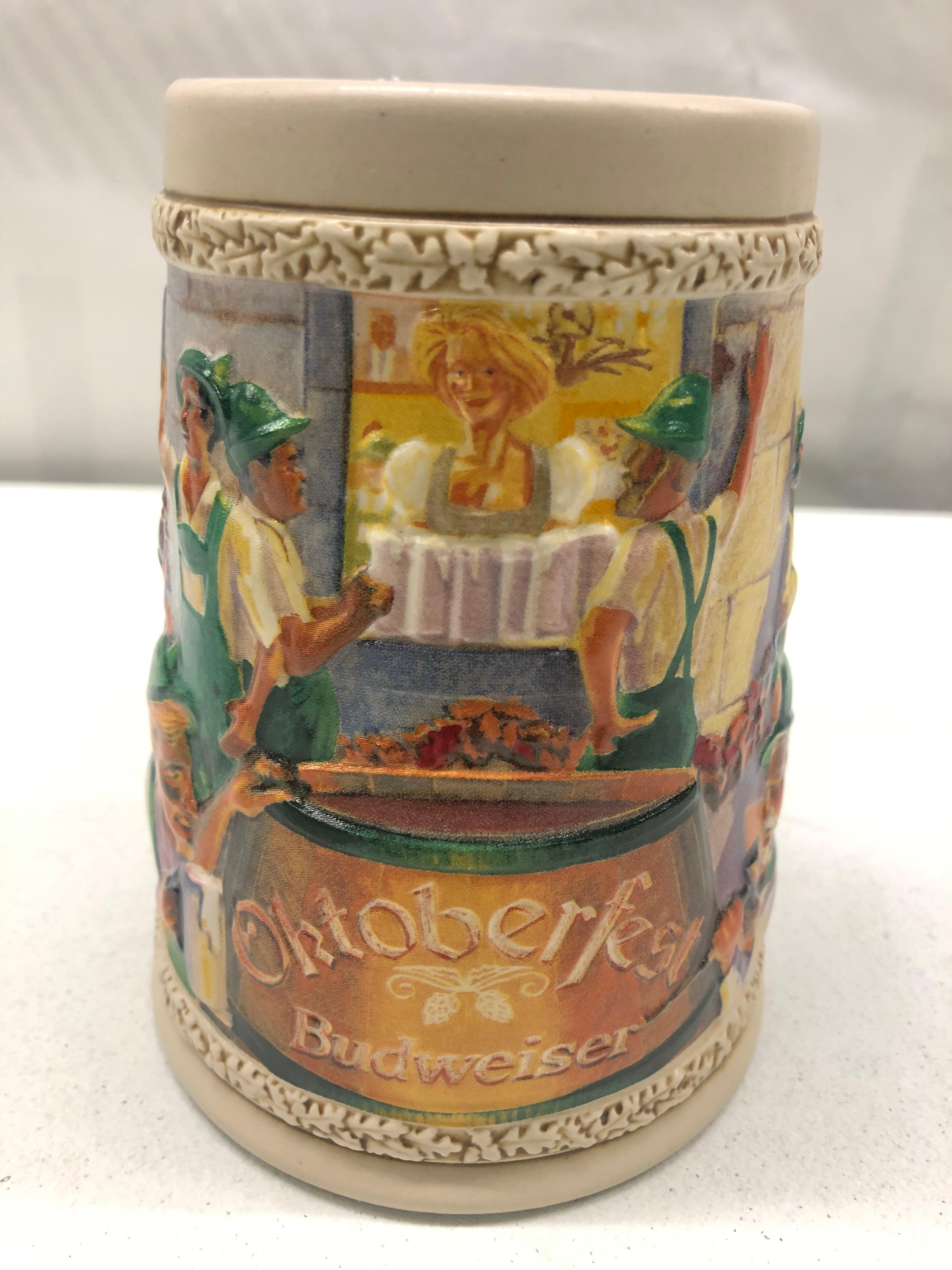 1996 Budweiser oktoberfest stein