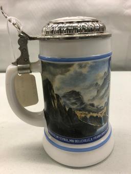 G. Helleman Brewing Company lidded Stein