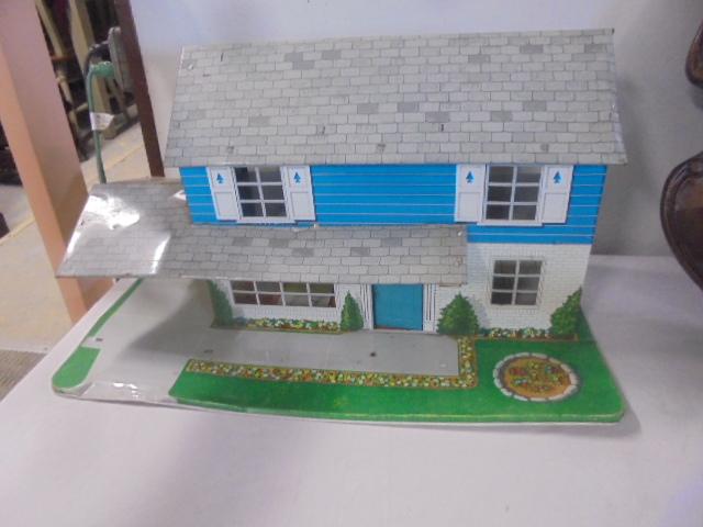 Vintage Metal Dollhouse