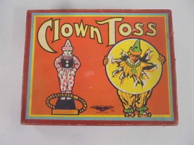 Vintage Clown Toss Game