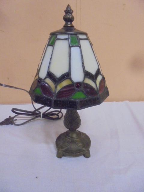 Leaded Glass Shade Lamp