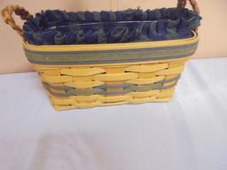 1997 Longaberger Collectors Club Basket w/Liner and Protector