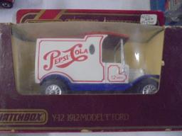 Collection of 12 Vintage Small Pepsi-Cola Trucks