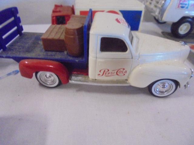Collection of 12 Vintage Small Pepsi-Cola Trucks