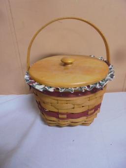 1994 Longaberger Jingle Bell Basket