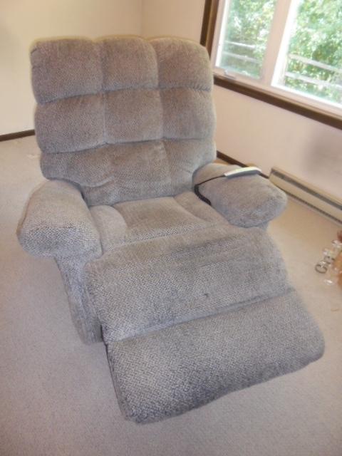 Gray Pride Electric Lift Chair Recliner w/Manuals