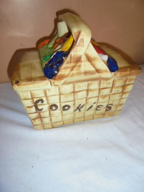 Fruit Basket Cookie Jar