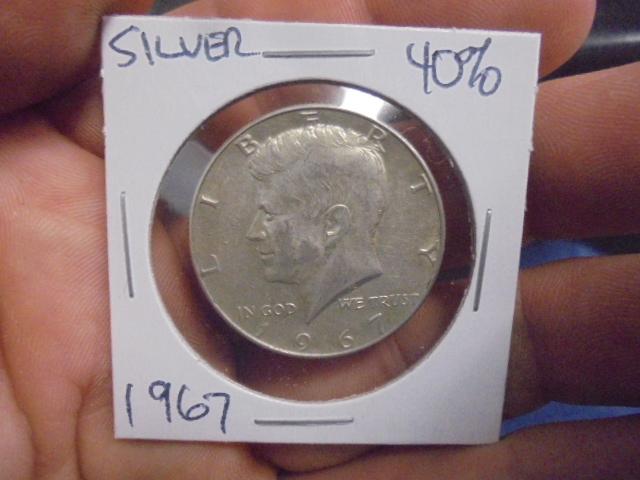 1967 40% Silver Kennedy Half Dollar