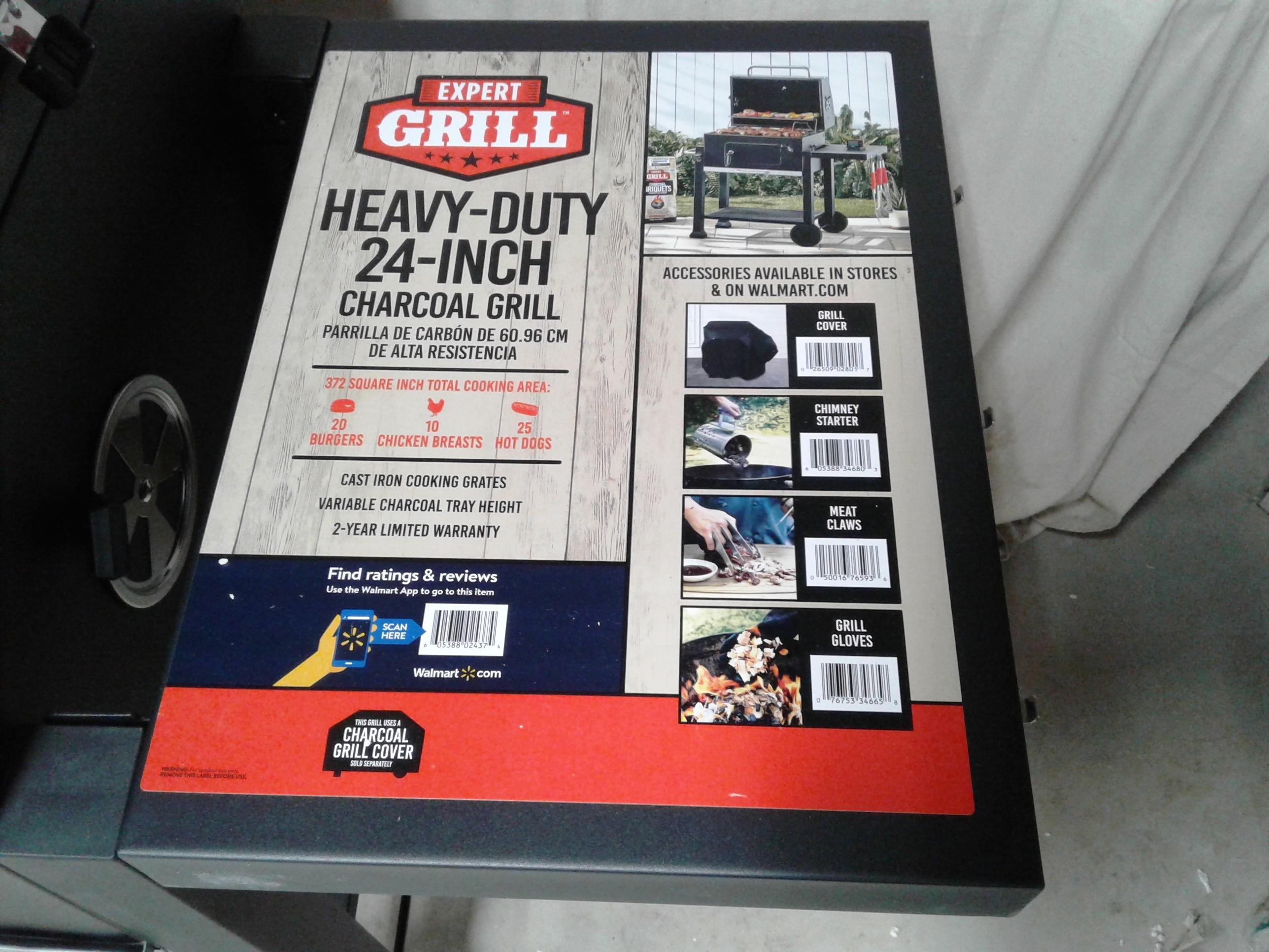 24" Charcoal Grill Heavy Duty