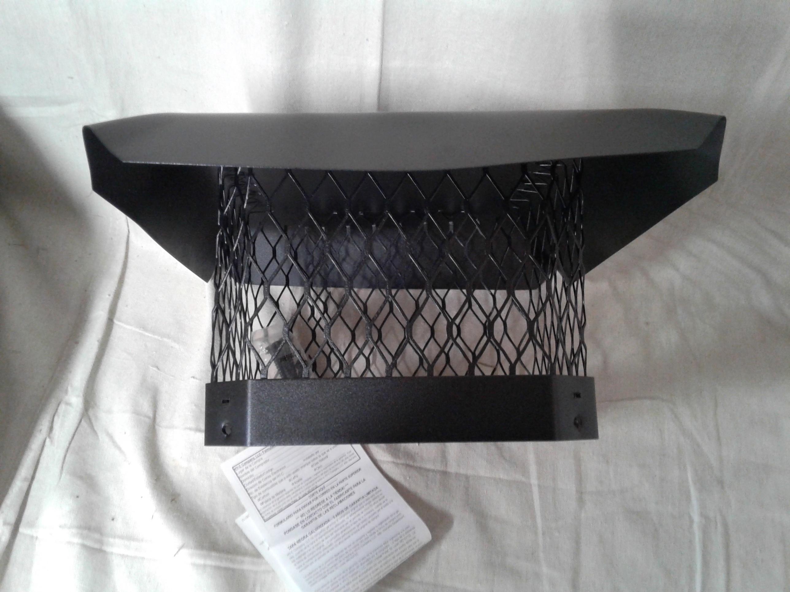 Galvanized Black Powder Coated Chimney Cap