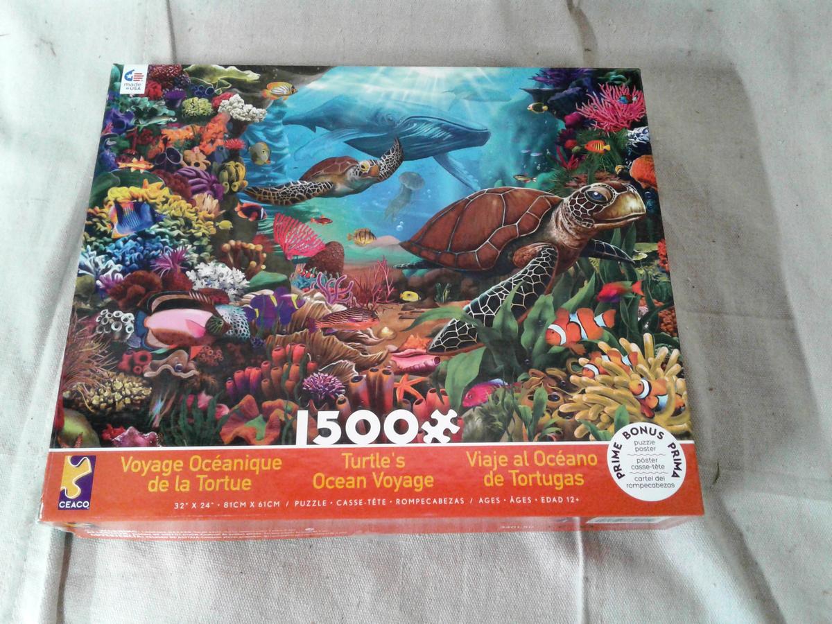 Turtle's Ocean Voyage 1500 Pc Puzzle