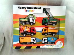 Heavy Industrial Toy Truck Set