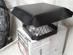 Galvanized Black Powder Coated Chimney Cap