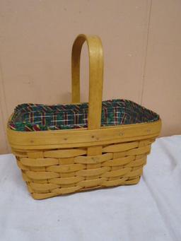 1997 Longaberger Basket w/ Liner and Protector