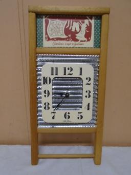 Washboard Clock (Seth Thomas)