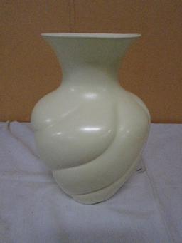 Redwing Pottery 1590 Swirl Vase