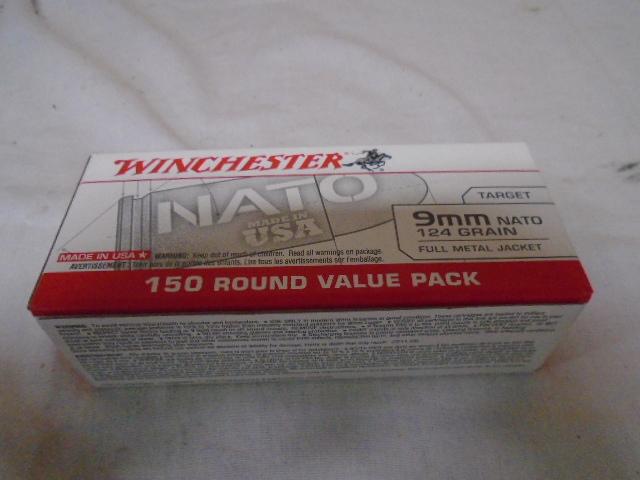 Winchester 150 Round Box of 9mm Nato