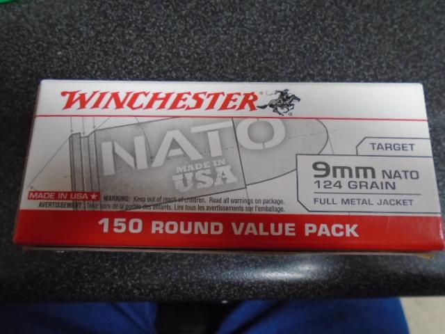 Winchester 150 Round Box of 9mm Nato