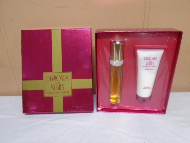 Elizbeth Taylor Diamonds and Rubies Perfume Set