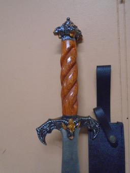 Lionheart Sword w/Leather Sheath