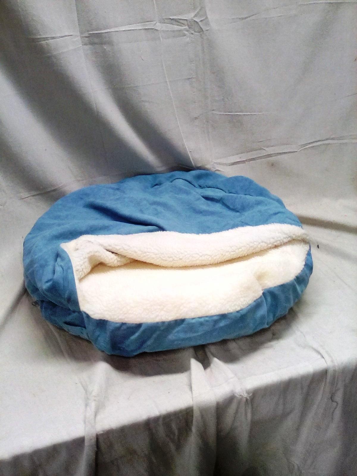 Blue Pet Cave Bed