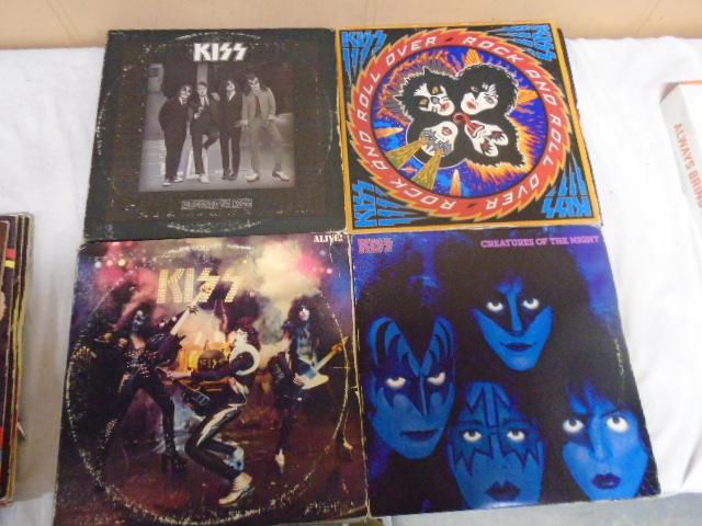 Groupof 19 LP Kiss Albums