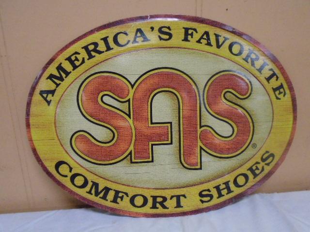 SAS Shoes Metal Sign