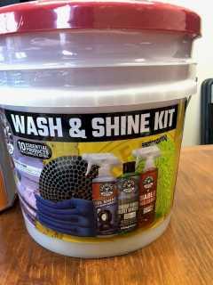 Wash and Shine Kit, Seat Covers,Floor Mats and Steering Wheel Cover