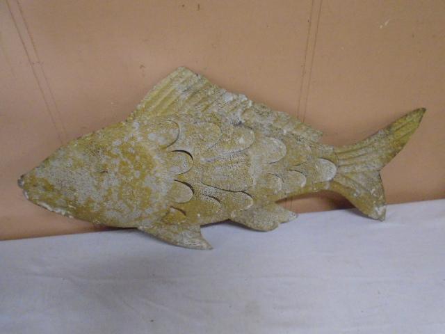 Metal Art Fish Wall Hanger