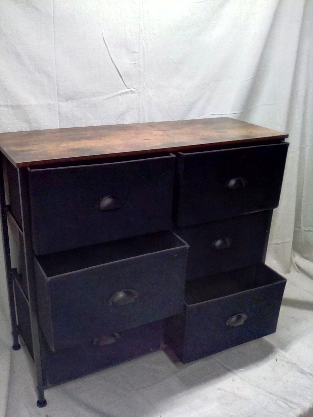 Small 6 Drawer Chest with Fabric Foldable Drawers