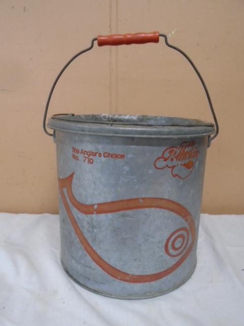 My Buddy No. 710 Galvanized Minnow Bucket