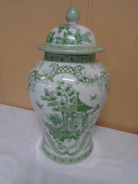 Sadek Oriental Ginger Jar w/Lid