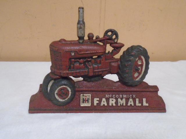 Csst Iron Farmall Doorstop