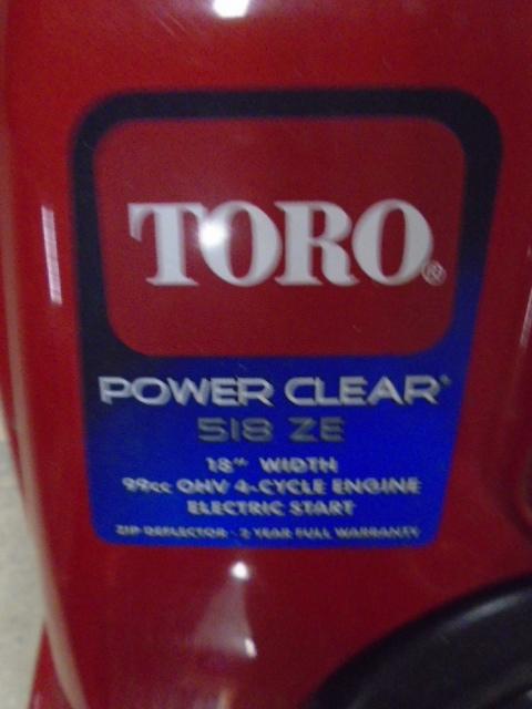 Toro Power Clear 518ZE 18" Snow Blower