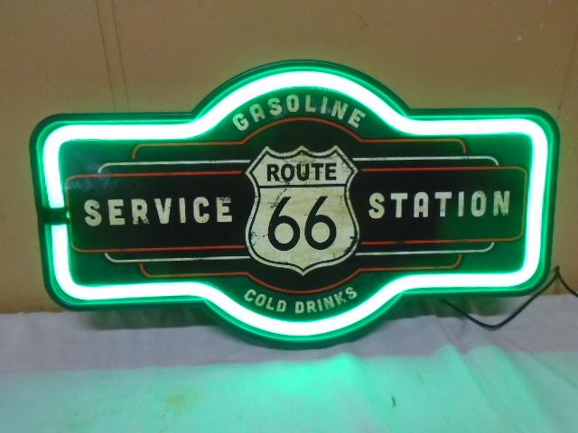 LED Neon Route 66 Sign
