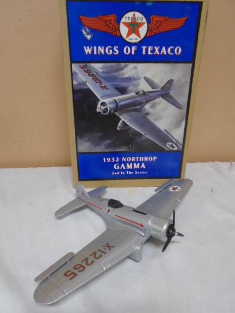 Erlt "Wings of Texaco" 1932 Northrop Gama Die Cast Plane