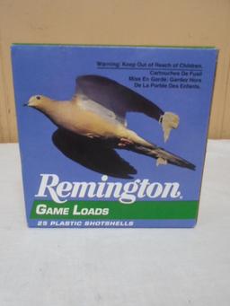 25 Round Box of Remington Game Load 12 Ga. Shotgun Shells