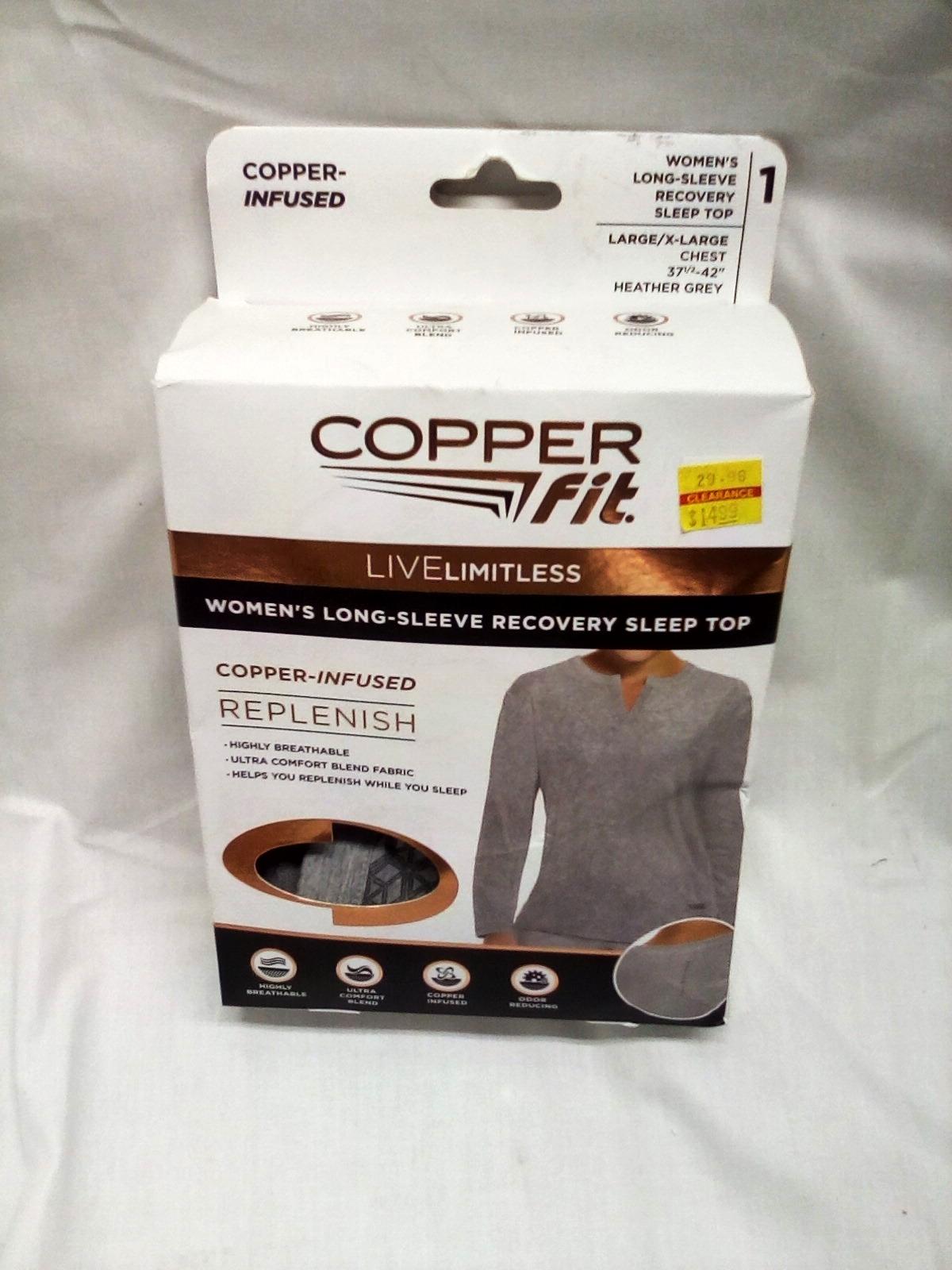 Copper Fit Ladies Sleep Recovery Shirt size L/XL